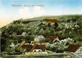 Postkarte Nr. 29 [Reprint] - Oldisleben - Blick auf den Klosterberg
