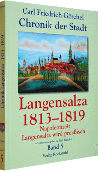 Band 5 - Chronik der Stadt Langensalza (1813-1819)