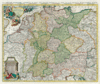Historische Karte: Deutschland Heilige Römische Reich 1740 (Plano)
