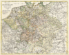 Hist. Karte: Postkarte - Karte - durch ganz Deutschland 1795 (PLANO)