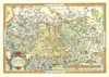 Historische Karte: Sachsen, Meißen, Thüringen 1570 (Plano)