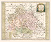 Historische Karte: Grafschaft Mansfeld 1760 (Plano)