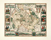Historische Karte: Rheinland-Pfalz 1652 (PLANO)