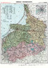 Historische Karte: Provinz Ostpreussen 1910 (Plano)