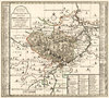 Historische Karte:  Amt Freyburg, 1754 (gerollt)