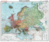 Historische Karte: Europa, um 1910  (PLANO)