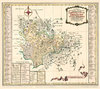 Historische Karte: Lobenstein und Ebersdorf 1757 (gerollt)