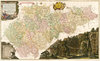 Hist. Karte: Erzgebirge Erzgebirgischer Kreis 1760(PLANO)