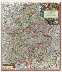 Historische Karte: Bayern 1741 (PLANO)