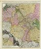 Historische Karte: Rheinlaufkarte - der Rhein 1690 (PLANO)