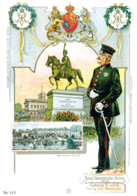 Postkarte Nr. 113 - Königlich Hannoversche Armee 1866 | 1
