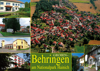 Großpostkarte Nr. 104 - Großen-Behringen am Nationalpark Hainich