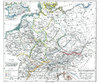 Historische Karte: DEUTSCHLAND – ALTGERMANIEN, um 450 (Plano 69 x 59 cm)