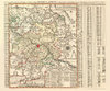 Historische Karte: Amt Dresden mit den Ämtern Moritzburg, Radberg, Dippoldiswalde, um 1750