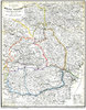 Historische Karte: Moldau, Walachei, Siebenbürgen mit Bessarabien 1848 (Plano)