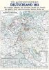 Historische Karte: Post- und Eisenbahn-Reisekarte DEUTSCHLAND, 1851 (Plano)