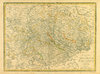 Hist. Karte: Napoleon - KÖNIGREICH SACHSEN 1813