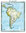 Historische Generalkarte von Südamerika 1903