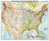 General-Karte von Vereinigte Staaten Nord-Amerika (USA), Cuba, Portorico und Bahama-Inseln 1903