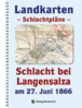 LANDKARTEN – Schlachtpläne – Schlacht bei Langensalza am 27. Juni 1866
