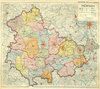 Historische Karte: LAND THÜRINGEN 1951