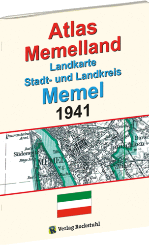 ATLAS Memelland 1941 - Landkarte