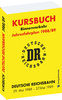 Kursbuch der Deutschen Reichsbahn 1988/89