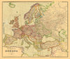 Historische Verkehrskarte von EUROPA 1941