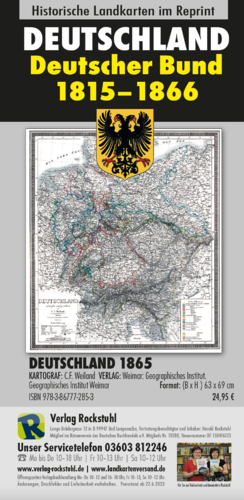 DEUTSCHER BUND 1815–1866 - Landkarten - Flyer [12 Seiten]