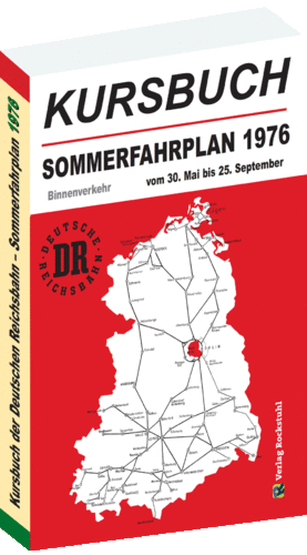 Kursbuch der Deutschen Reichsbahn - Sommerfahrplan 1976