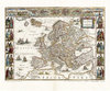 Europa (1635) 1657 – Historische Karte [gerollt]