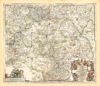 Historische Karte: Fränkischer Reichskreis um 1680 [gerollt]
